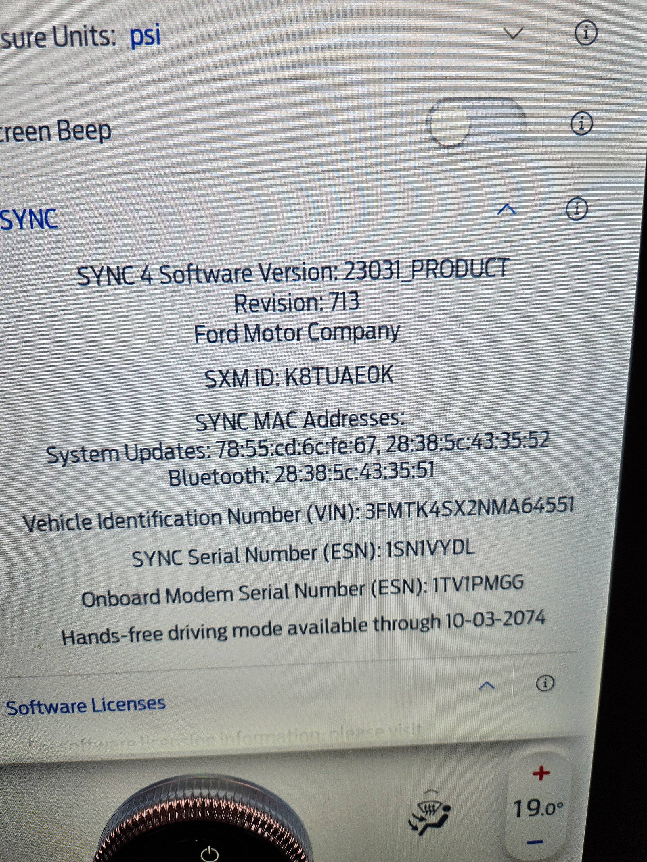 Ford Mustang Mach-E Post here if you have an active FDRS account and are willing to look up info for others 20240103_130629