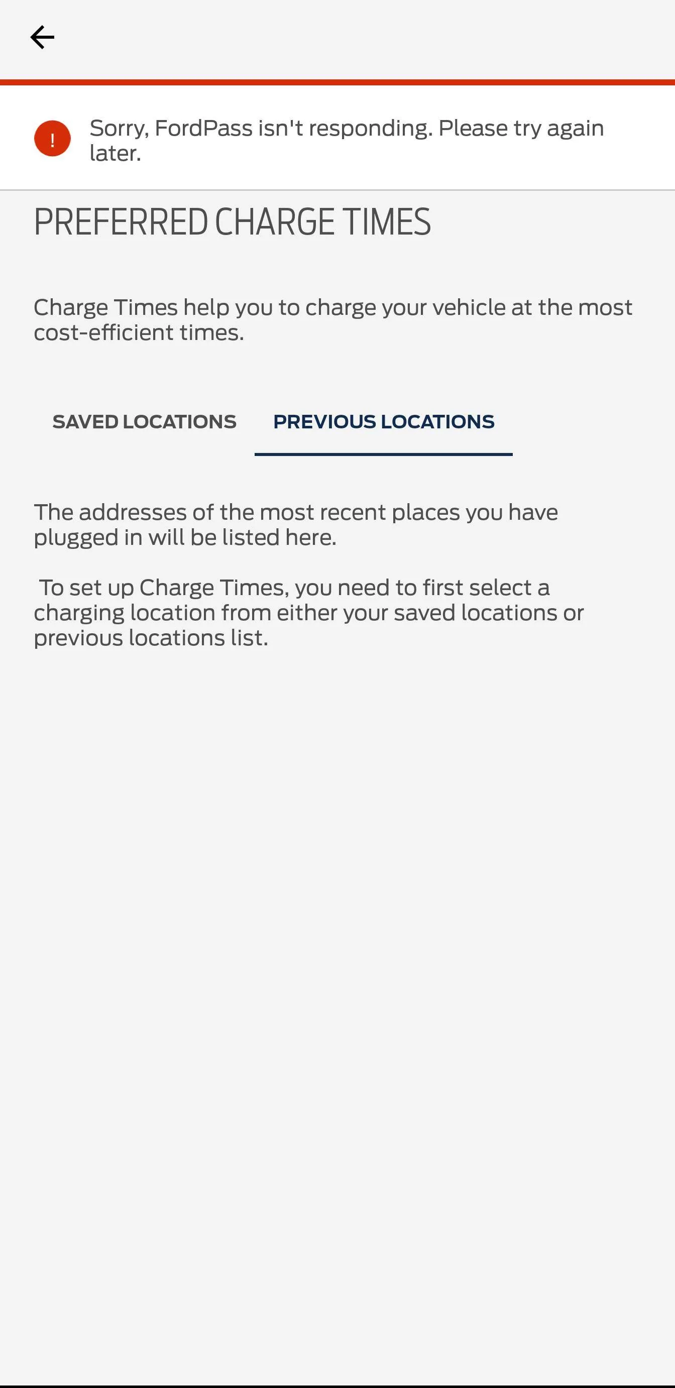 Ford Mustang Mach-E Setting Charging Locations Broken Screenshot_20240104-104910