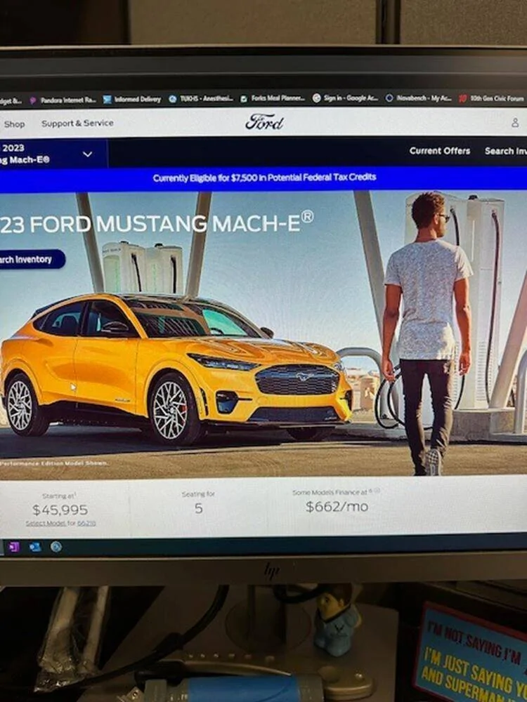 Ford Mustang Mach-E 2023 Tax Credit (April - December delivery) - Dealer Provided Forms? 1704552049525