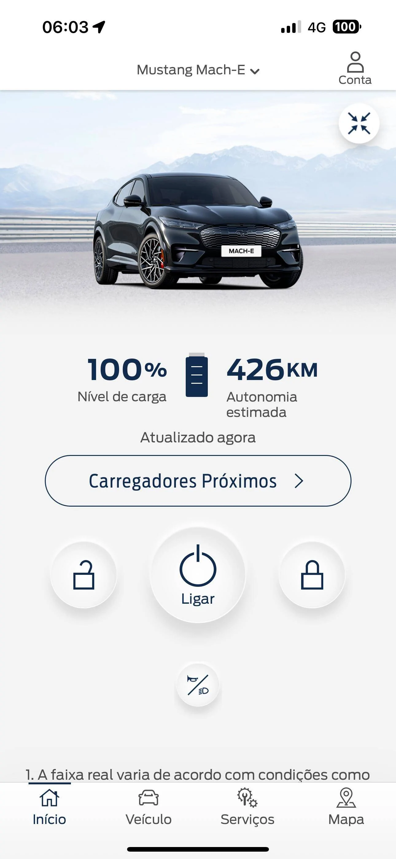 Ford Mustang Mach-E Charge only to 99%-429km IMG_9011