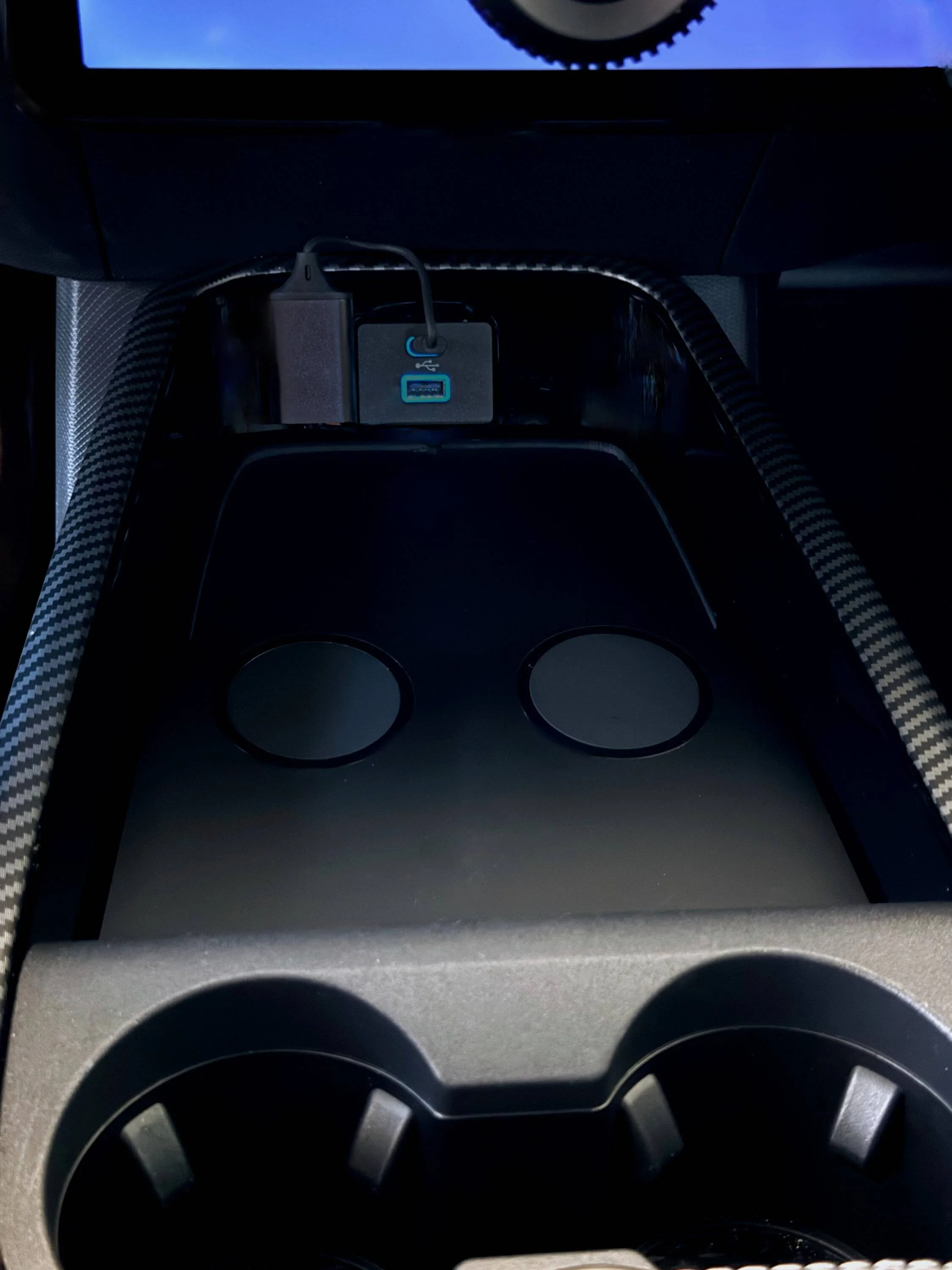 Ford Mustang Mach-E TWRAPS Dual MagSafe Wireless Charger for center console IMG_8890D