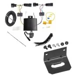 Ford Mustang Mach-E Installed CURT 59236 4 way flat trailer wiring. Summary. 1704829920124