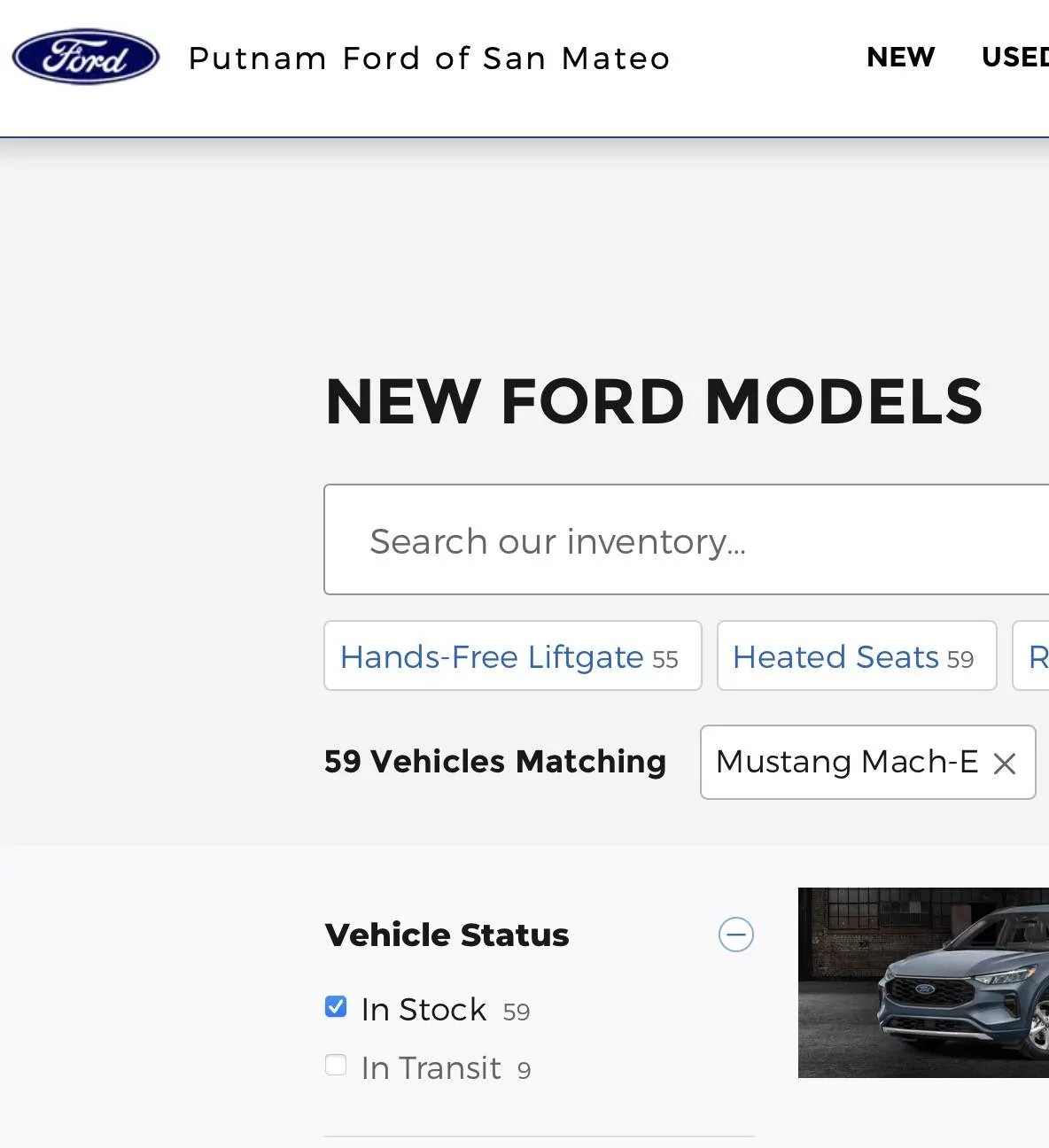 Ford Mustang Mach-E Remember When? Screenshot 2024-01-10 at 10.26.52 PM