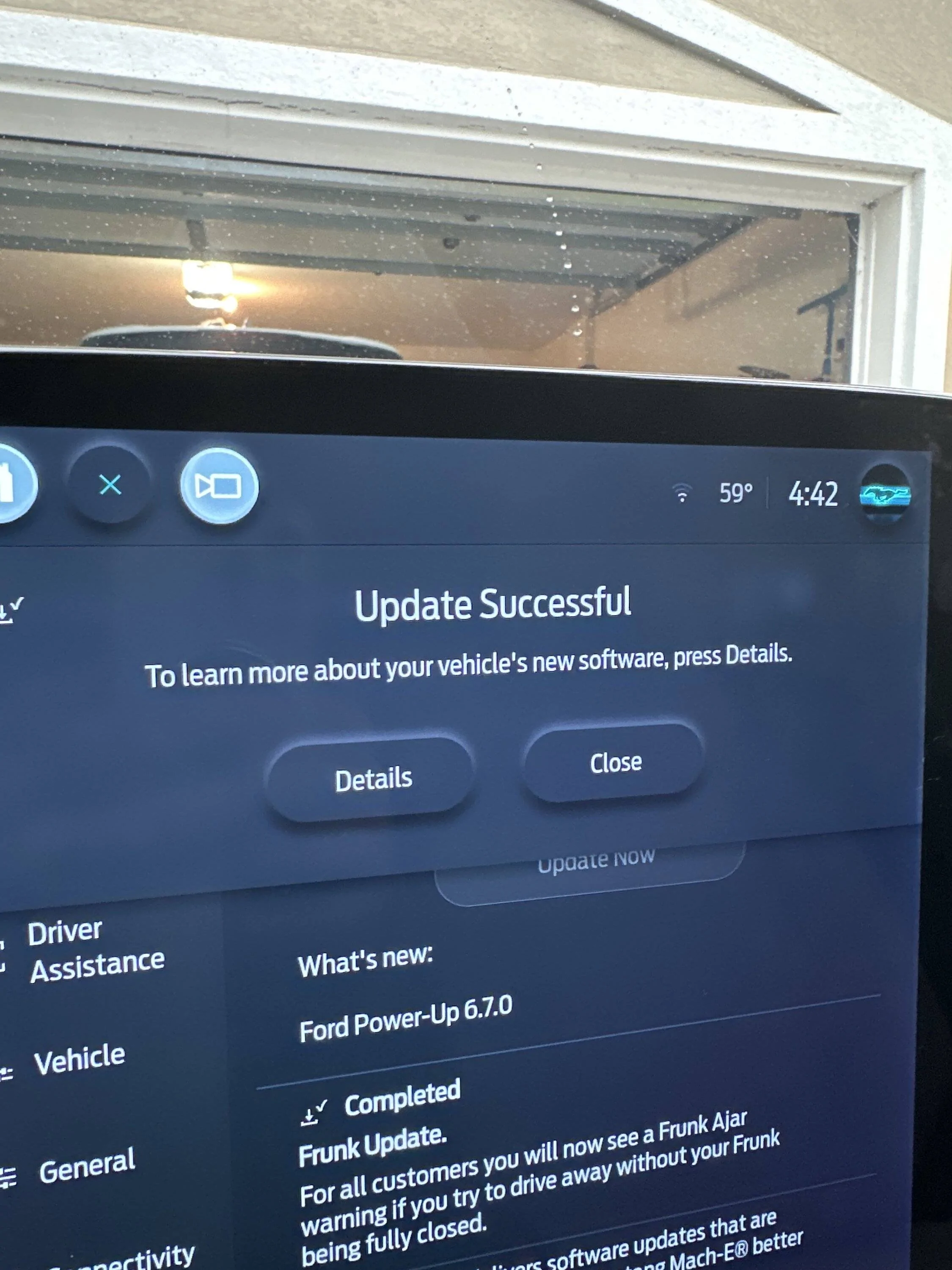 Ford Mustang Mach-E Just received OTA Power-Up 6.7.0 Update imag