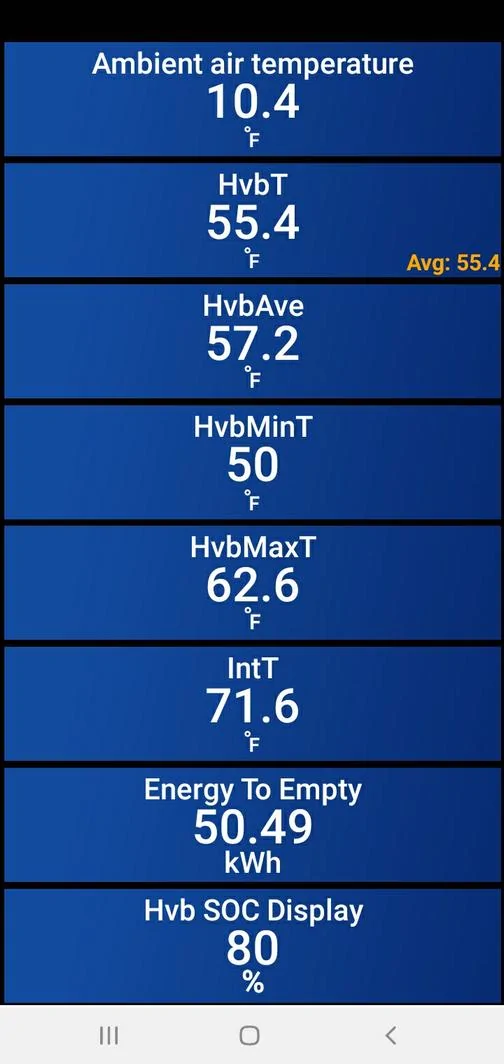 Ford Mustang Mach-E HowTo: use OBD-II and CarScanner to see Power Output/Regen/Charging and other data Screenshot_20240118-102042