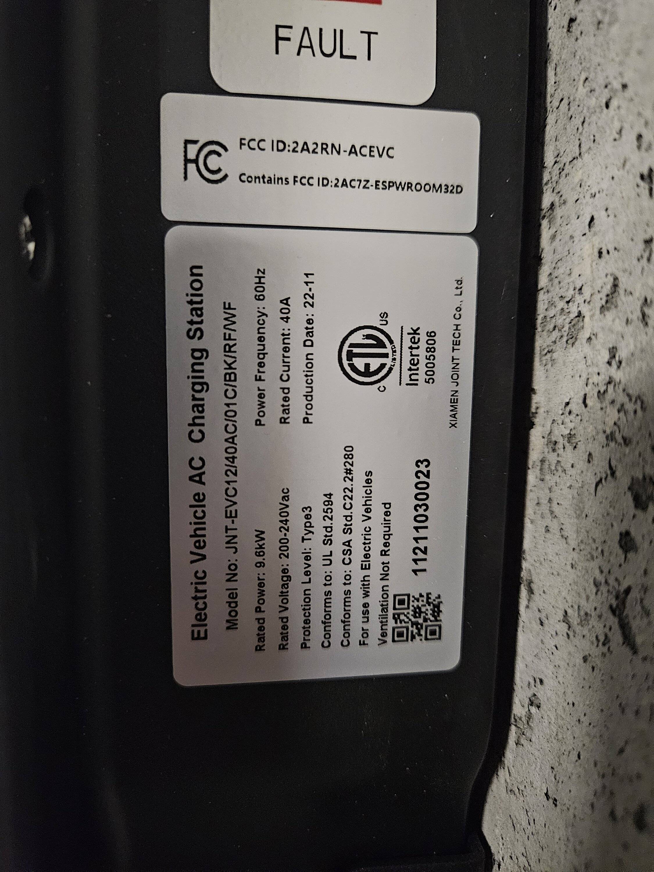 Ford Mustang Mach-E Level 2 charging issues with chinese EVSE? 20240119_161404