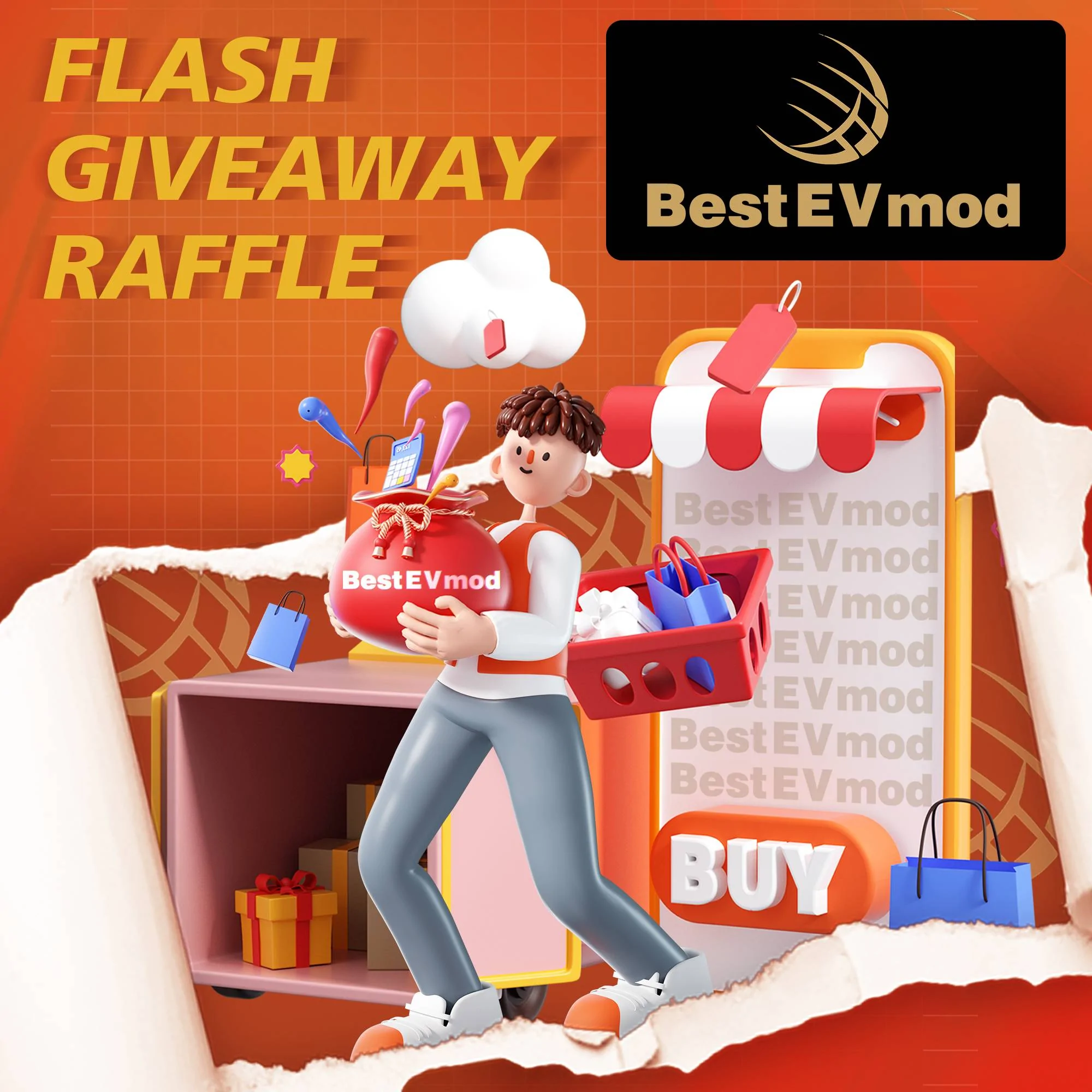 Ford Mustang Mach-E 【BestEvMod】Weekend Flash Giveaway Raffle. End on Monday 1/22 20:00 PDT Time 1705751961521
