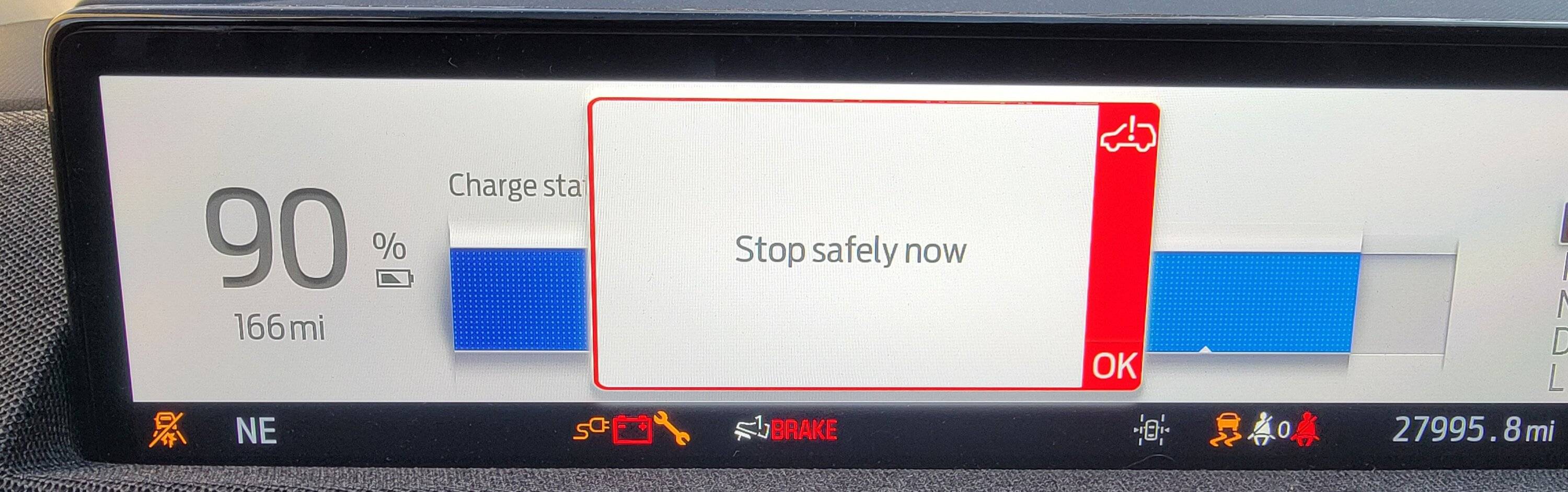 Ford Mustang Mach-E Cold weather behavior 20240122_082425