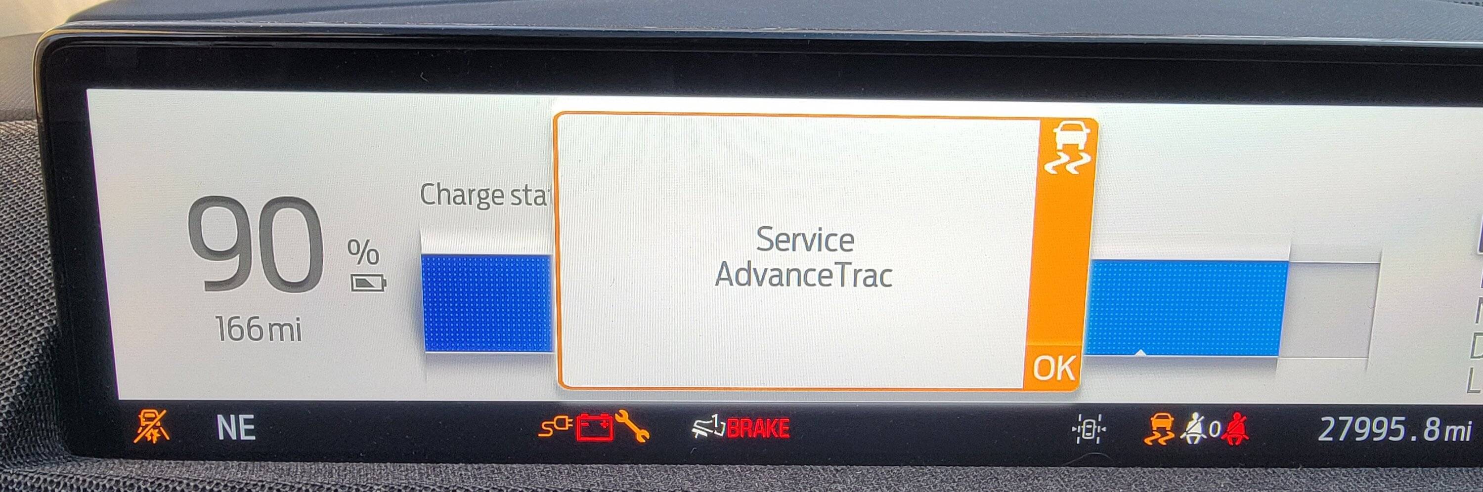 Ford Mustang Mach-E Cold weather behavior 20240122_082429