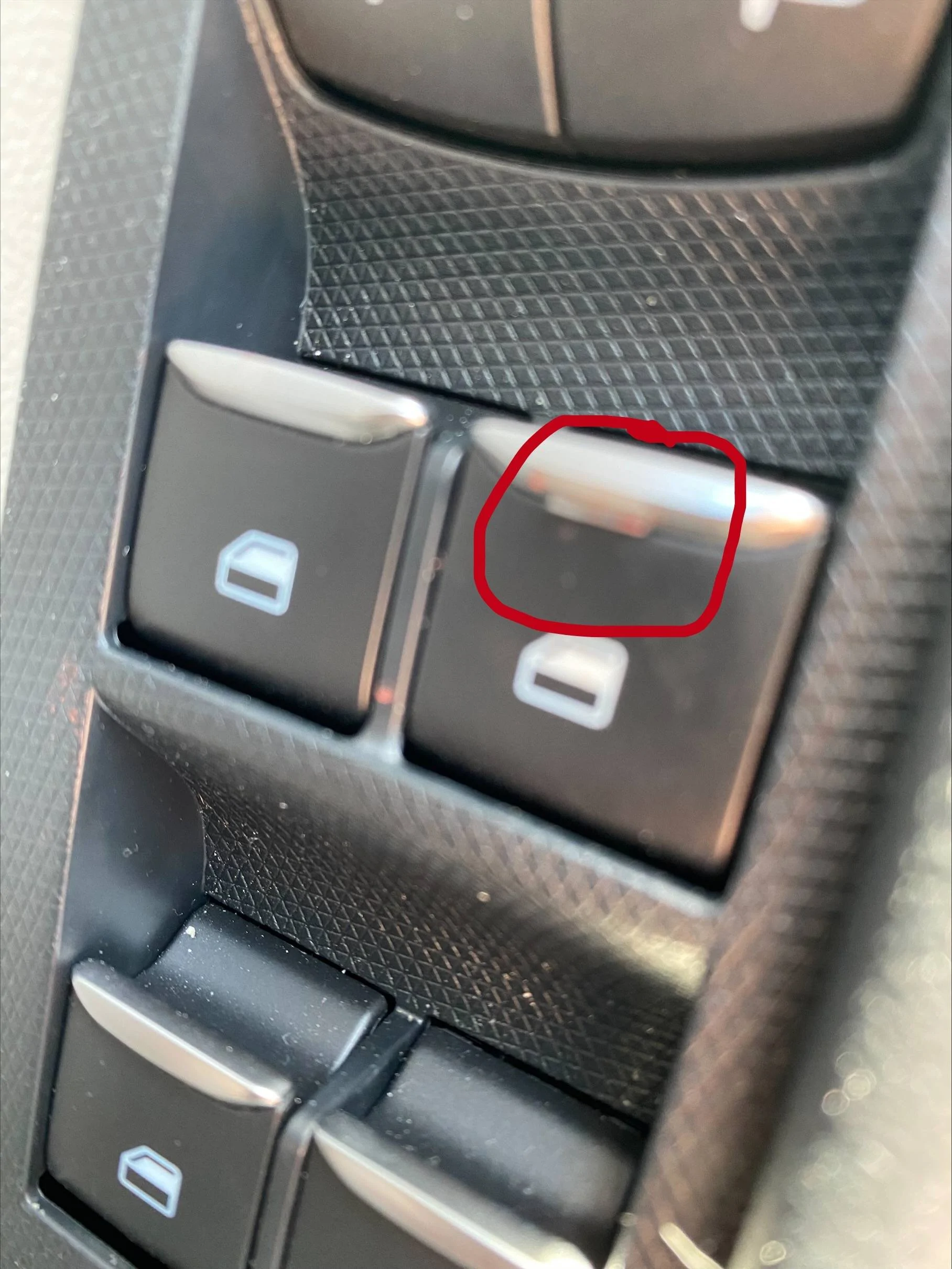 Ford Mustang Mach-E How to fix a ragged window button? 1705937833945