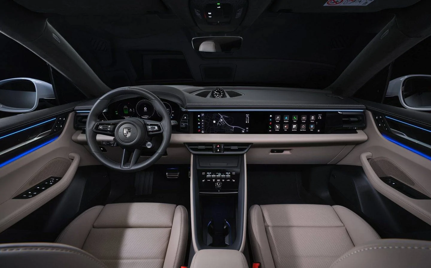 Ford Mustang Mach-E Macan EV Official Specs & Photos Revealed Porsche-Macan-Turbo-electric-2024-001
