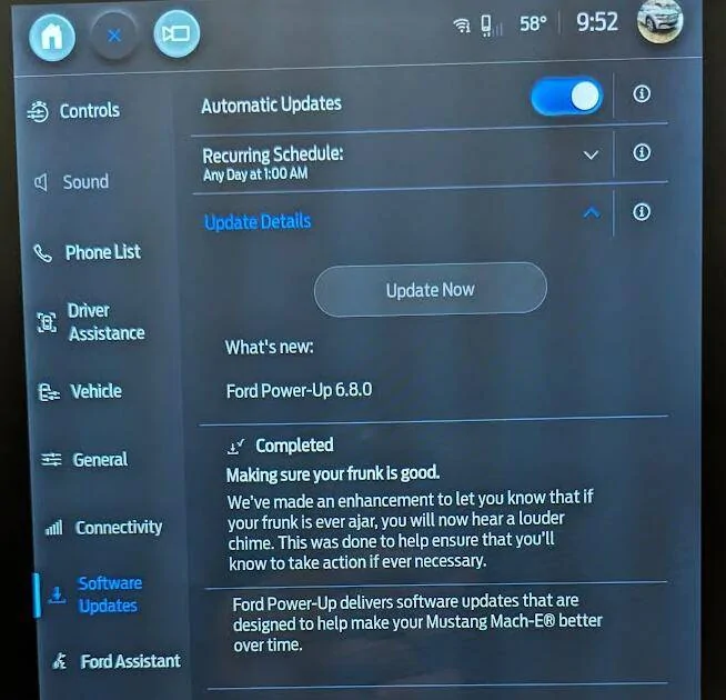 Ford Mustang Mach-E Settings->Sound missing with Android Auto connected and playing audio 1706286416257