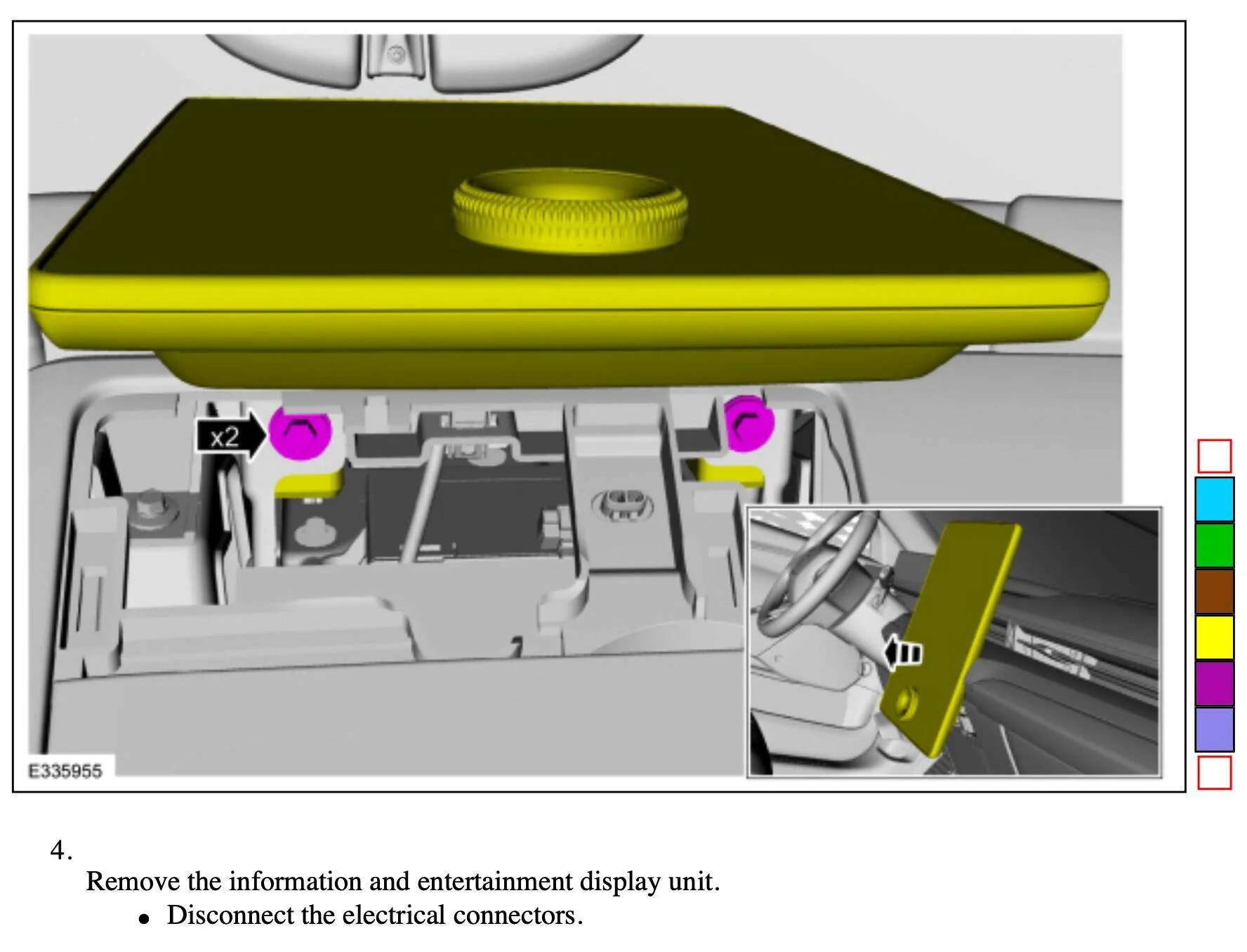Ford Mustang Mach-E How to remove the plastic trim piece behind the center screen? Screenshot 2024-01-26 at 12.43.51 PM