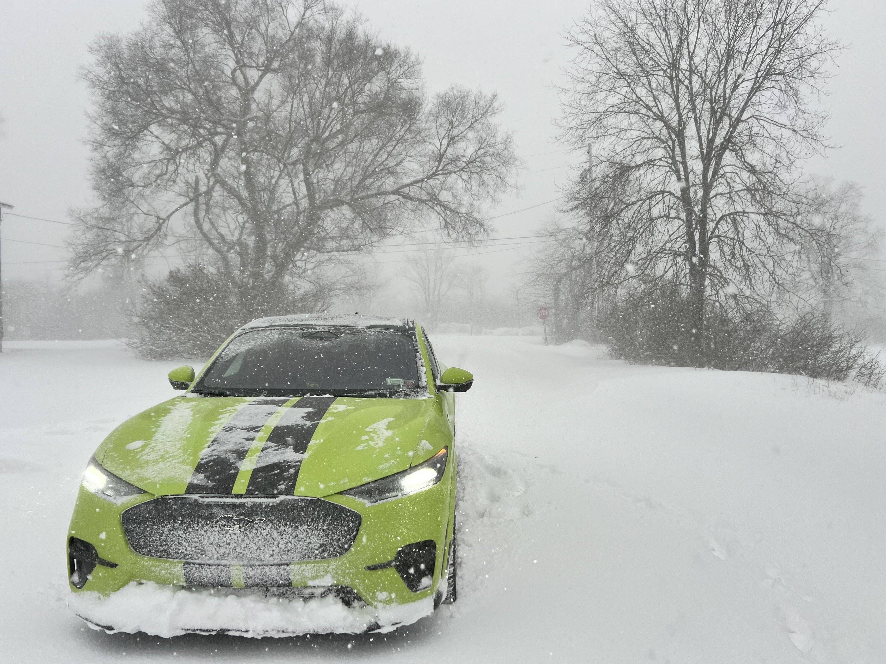 Ford Mustang Mach-E Best snow vehicle ever IMG_5314
