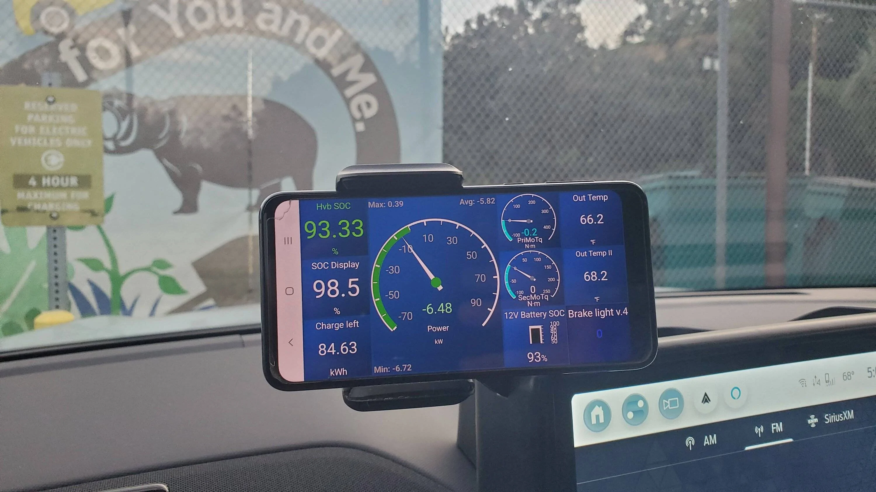 Ford Mustang Mach-E HowTo: use OBD-II and CarScanner to see Power Output/Regen/Charging and other data 20240131_170316