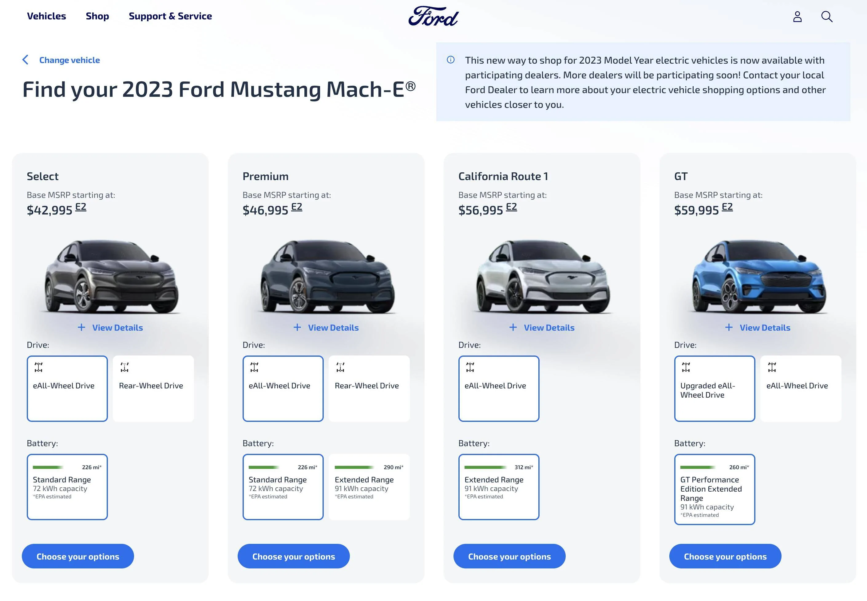 Ford Mustang Mach-E Ford’s New eCommerce Direct Vehicle Purchase Platform for EVs Now Live (bypasses dealer negotiating) Screenshot 2024-02-01 at 4.32.12 AM