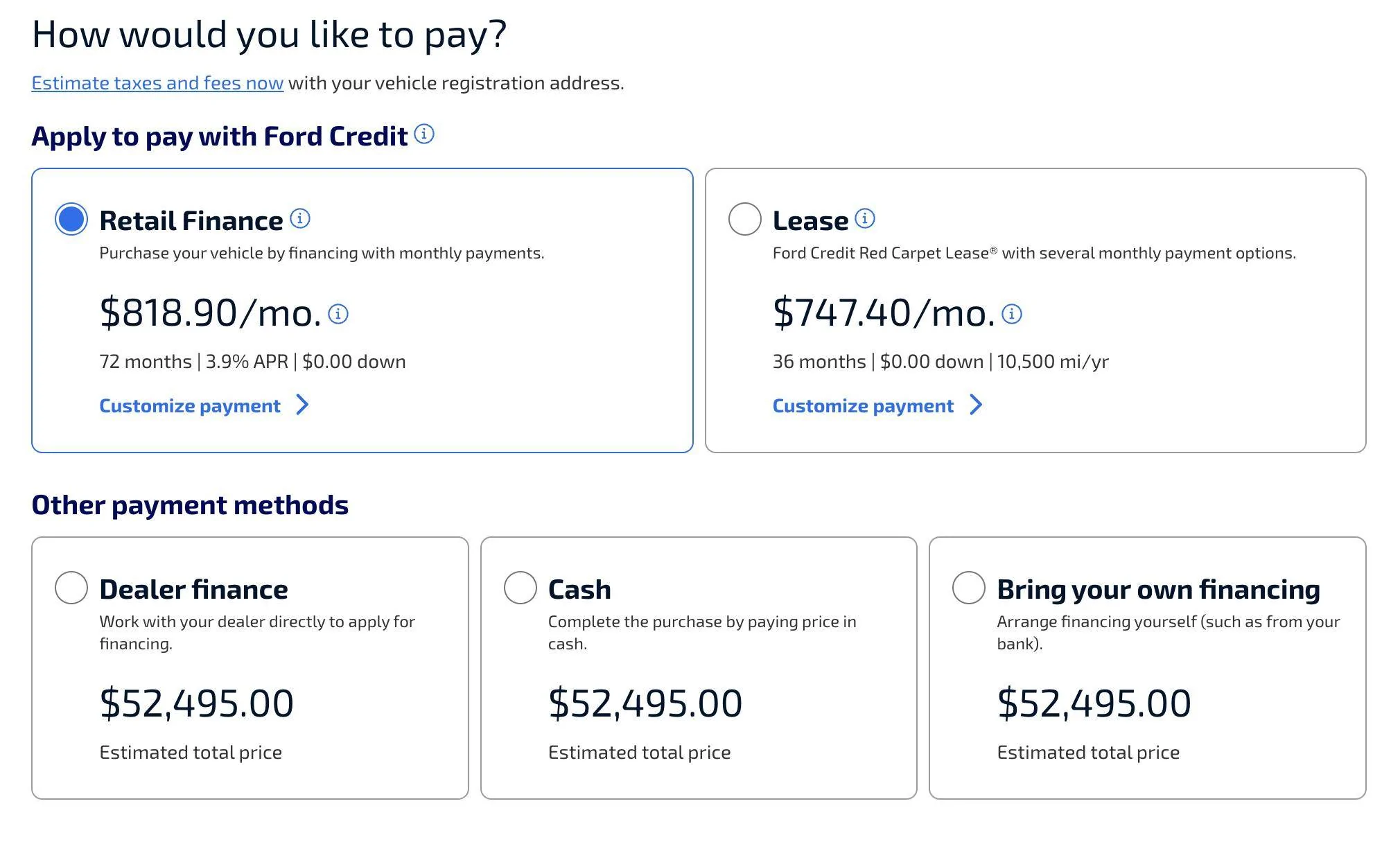 Ford Mustang Mach-E Ford’s New eCommerce Direct Vehicle Purchase Platform for EVs Now Live (bypasses dealer negotiating) Screenshot 2024-02-01 at 4.39.56 AM