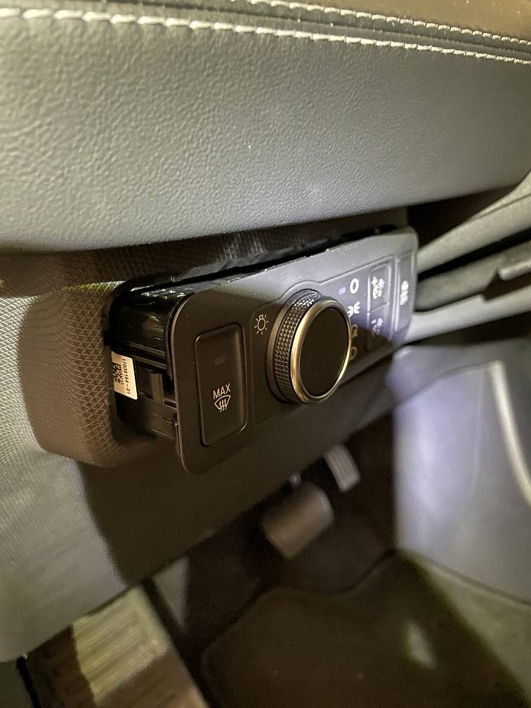 Ford Mustang Mach-E Adding a Physical Interior Liftgate Power Switch Switch almost removed