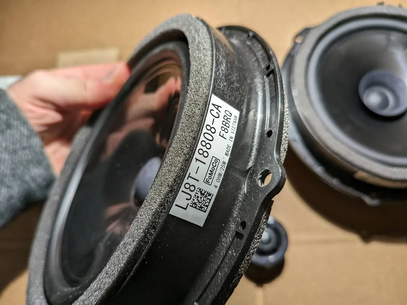 Ford Mustang Mach-E Speakers/Sub/Amps install and base/select model audio information front speaker part number