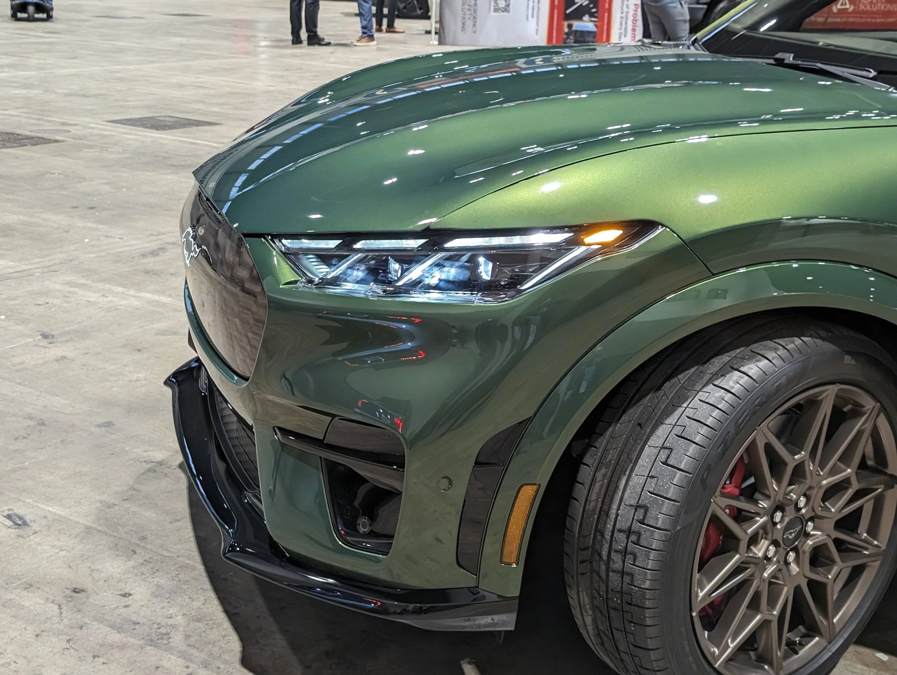 Ford Mustang Mach-E 2024 Mach-E GT in Eruption Green with Bronze Package -- first live photos! 1000007051