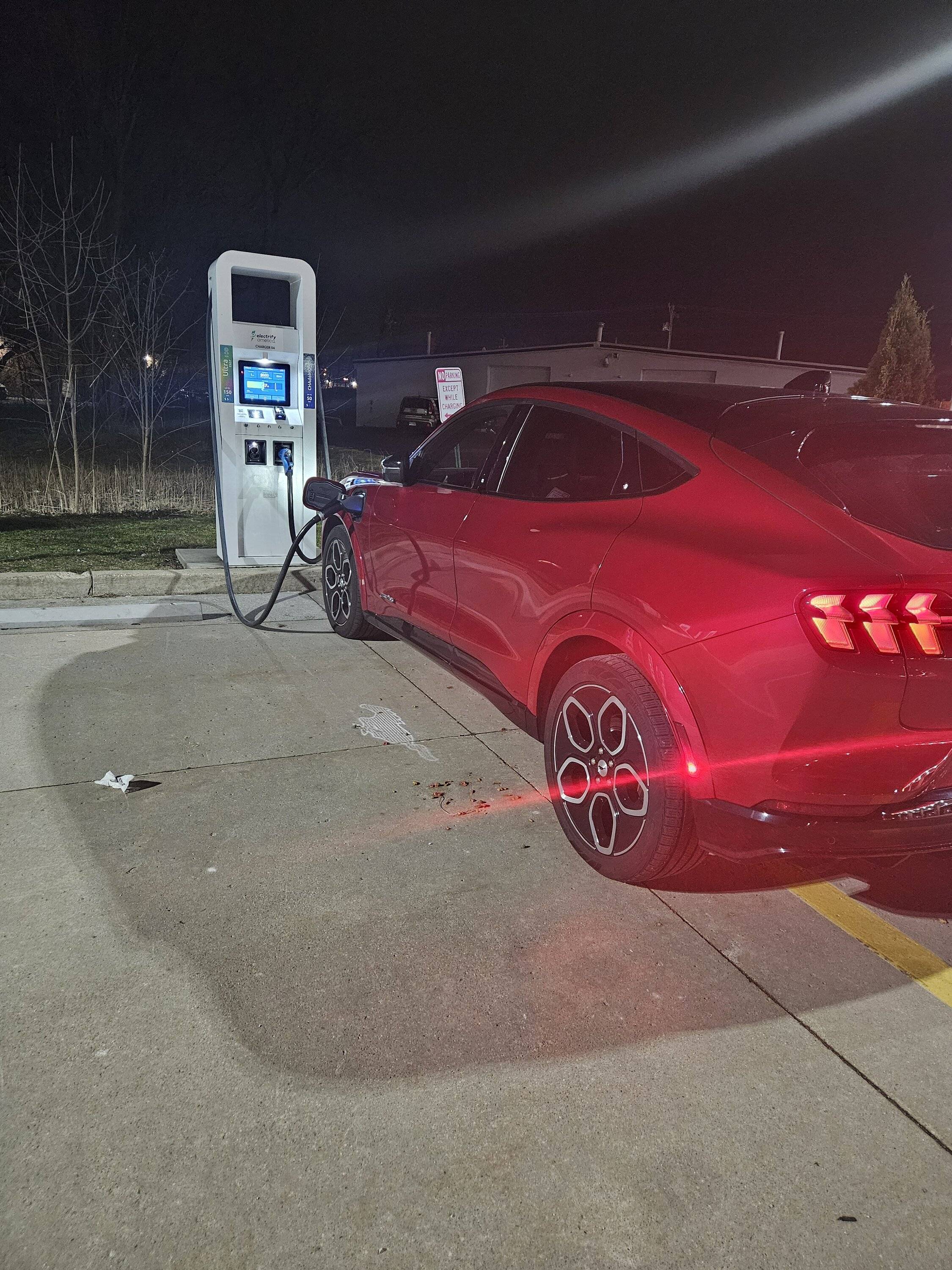 Ford Mustang Mach-E Reviewing Electrify America 20240210_224731