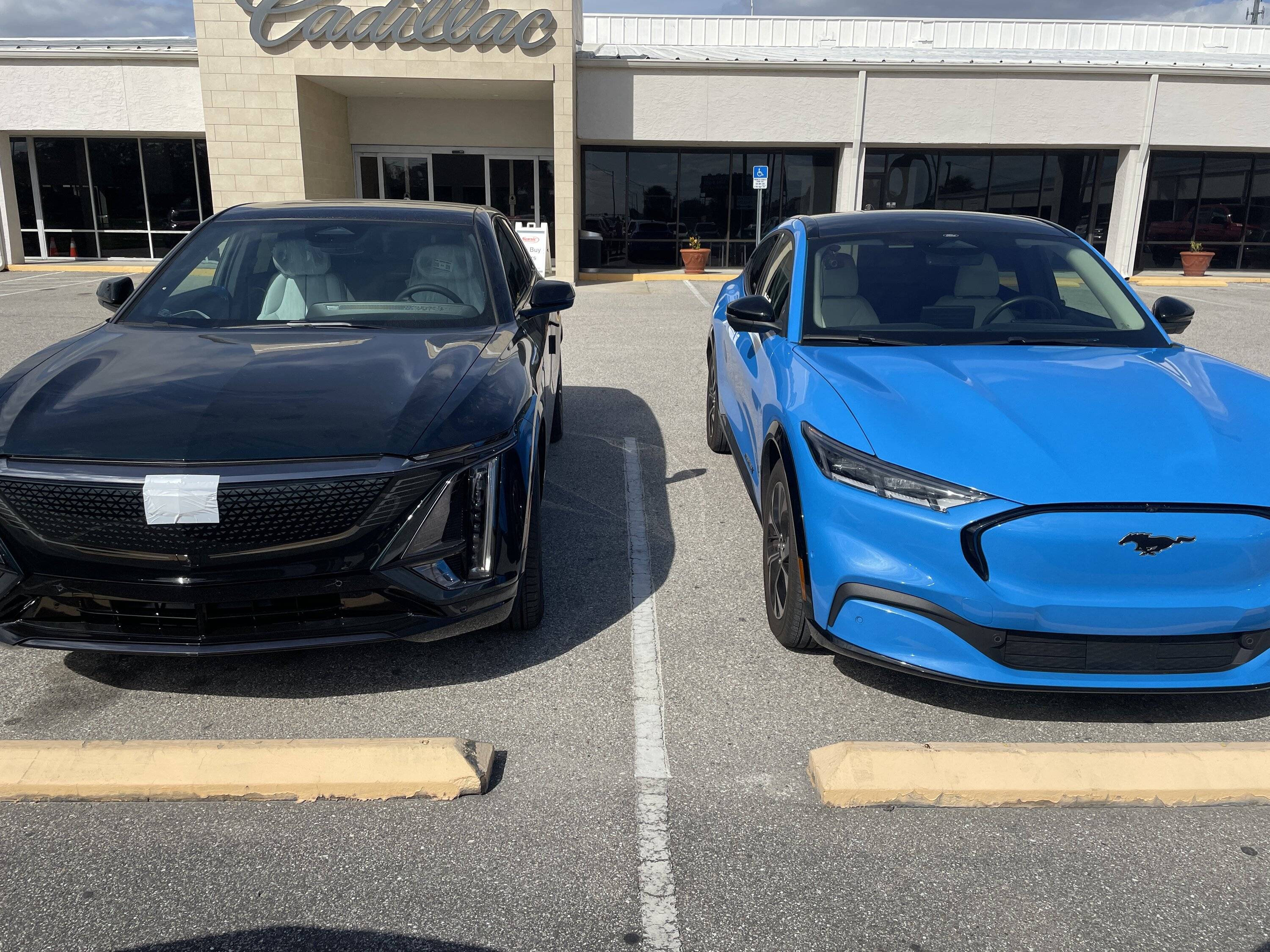 Ford Mustang Mach-E MME vs. Cadillac Lyriq IMG_8856