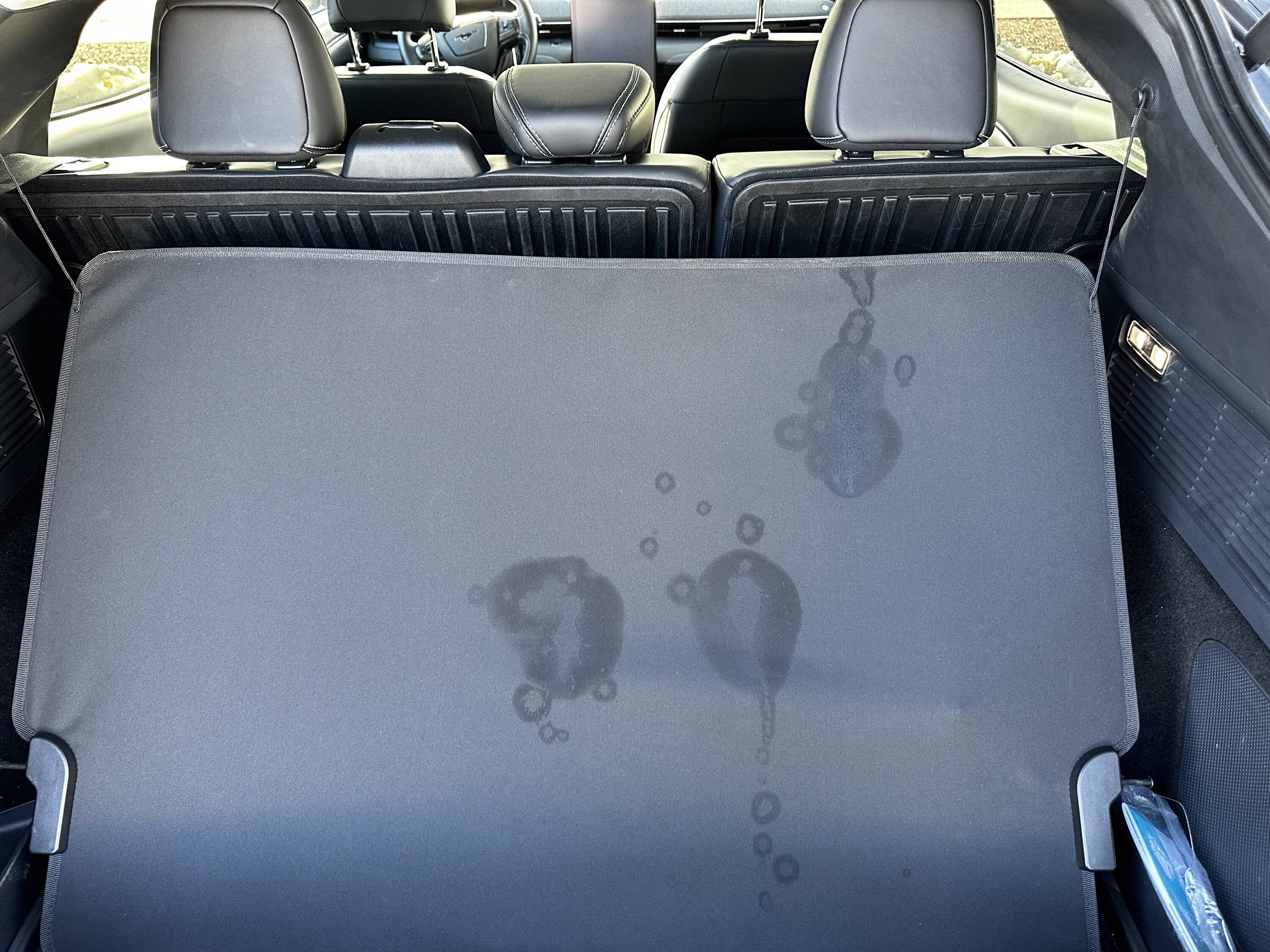 Ford Mustang Mach-E Washer fluid leaking at the trunk area IMG_2444