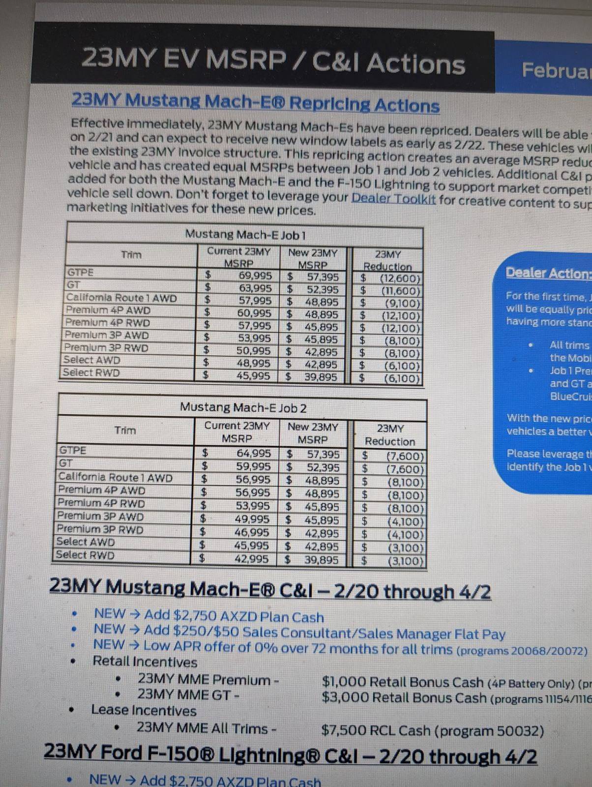 Ford Mustang Mach-E Ford Slashes 2023 Mach-E Pricing For All Trims, Up to $8K on Certain Models IMG_9238
