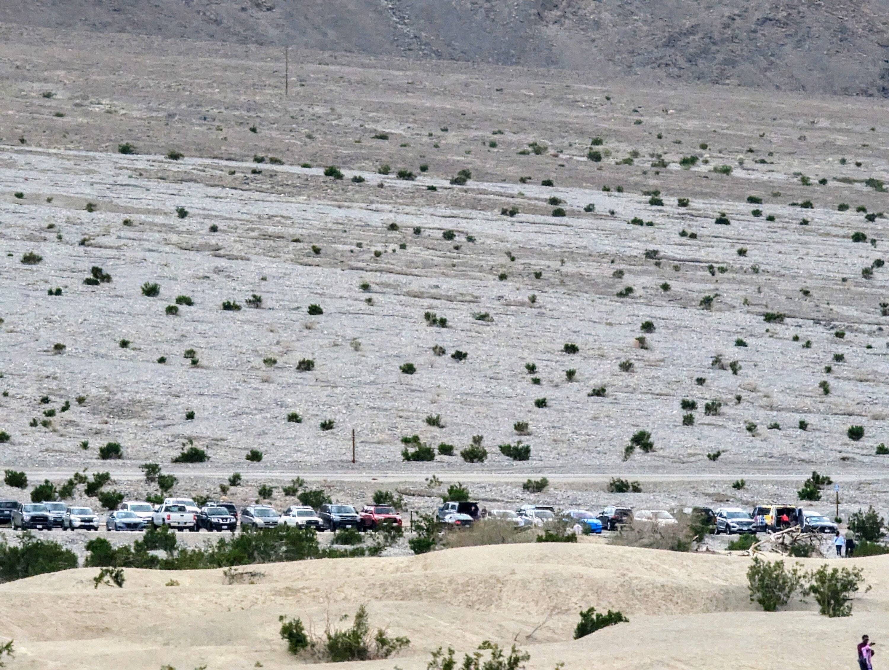Ford Mustang Mach-E Took a trip to Death Valley...saw so many EVs PXL_20240220_205511782