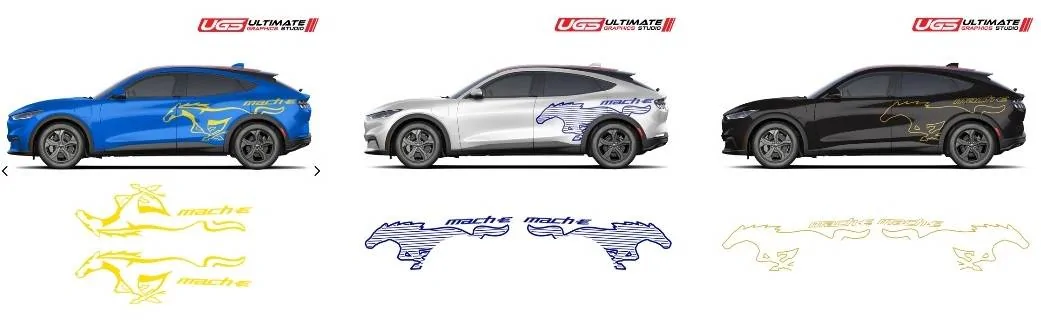 Ford Mustang Mach-E New Mach-e Graphics Website fmme_graphics_ultimategraphics_studio
