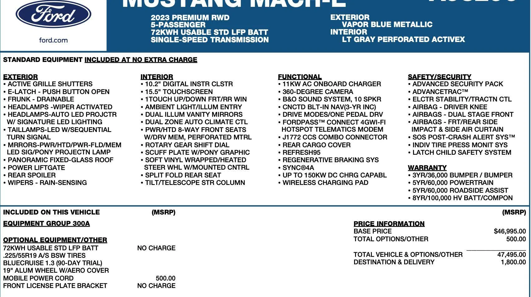 Ford Mustang Mach-E Standard LFP battery max charging speeds Screenshot 2024-02-25 at 8.36.30 PM