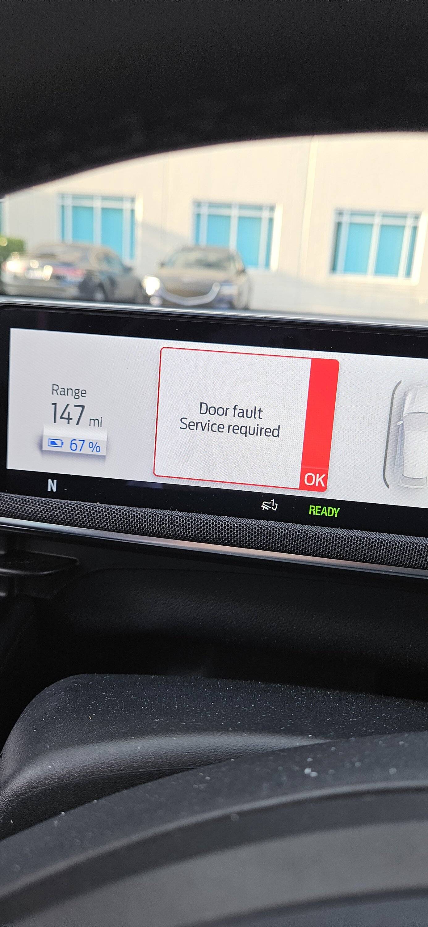 Ford Mustang Mach-E Door fault 20240226_170719