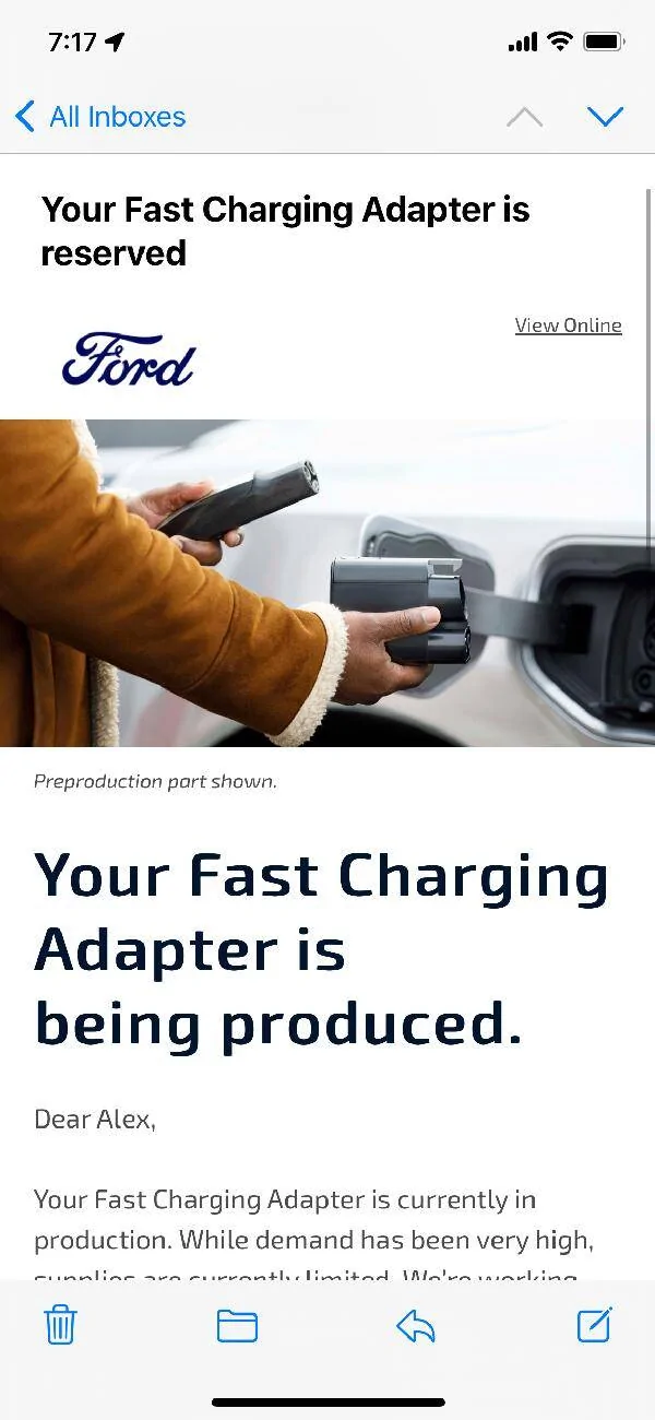 Ford Mustang Mach-E NACS Adapter Now Available + Ford EV Owners Can Now Charge on Tesla Superchargers in U.S., Canada! 🙌 img_7275-png