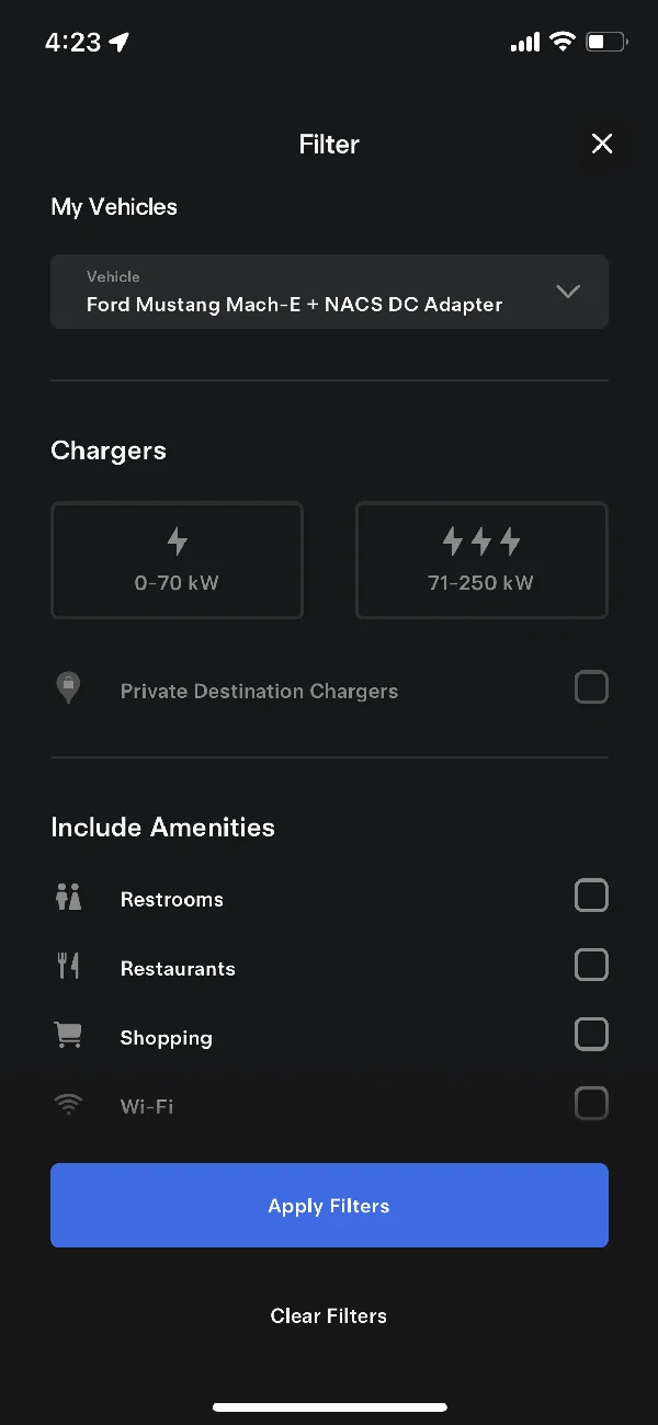 Ford Mustang Mach-E FordPass Update 4.33.0 -- Tesla Supercharger locations added IMG_2676