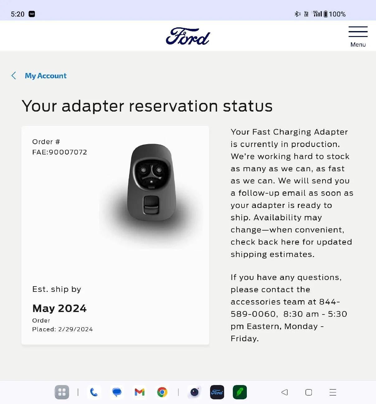 Ford Mustang Mach-E NACS Adapter Now Available + Ford EV Owners Can Now Charge on Tesla Superchargers in U.S., Canada! 🙌 Screenshot_2024-02-29-17-20-56-30_40deb401b9ffe8e1df2f1cc5ba480b12