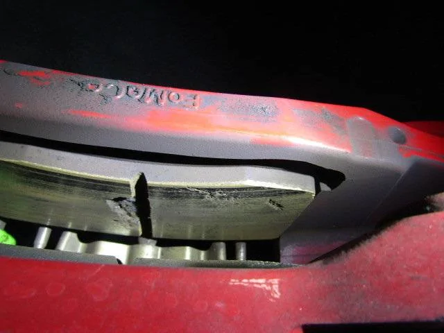 Ford Mustang Mach-E Cracked Brake Pad and Rotor Damage image_1[1145]