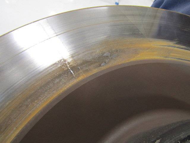 Ford Mustang Mach-E Cracked Brake Pad and Rotor Damage image_1[1146]