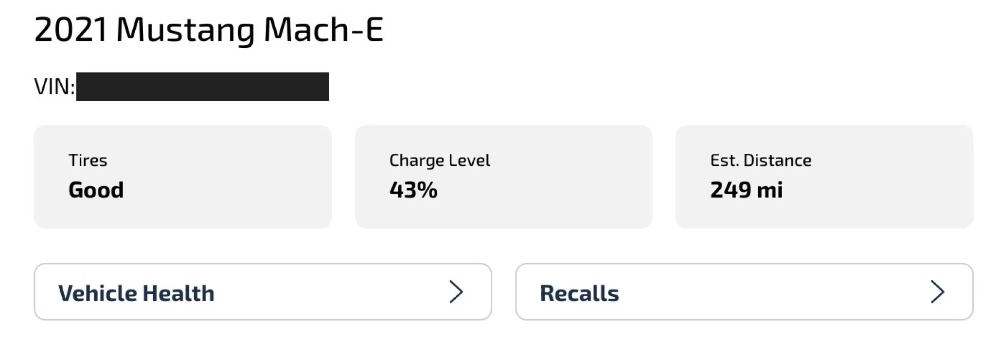 Ford Mustang Mach-E Power Up 6.x Poll Charge_Level