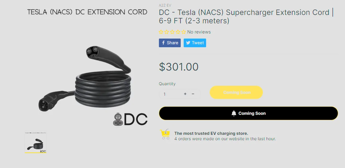 Ford Mustang Mach-E NACS Adapter Now Available + Ford EV Owners Can Now Charge on Tesla Superchargers in U.S., Canada! 🙌 Screenshot 2024-03-02 090904