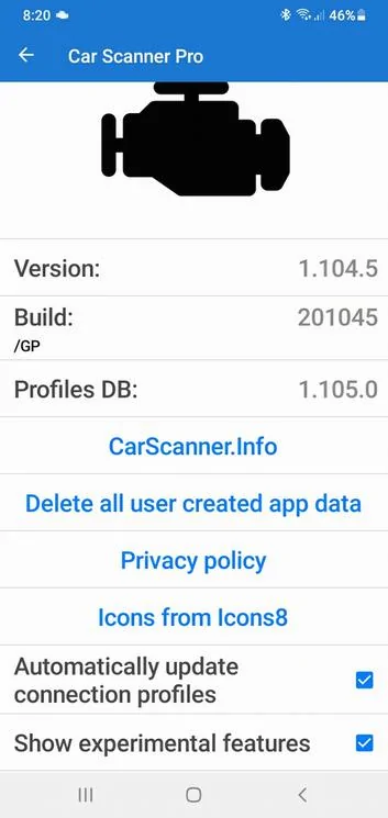 Ford Mustang Mach-E Car scanner app not showing some information CarScanner Information