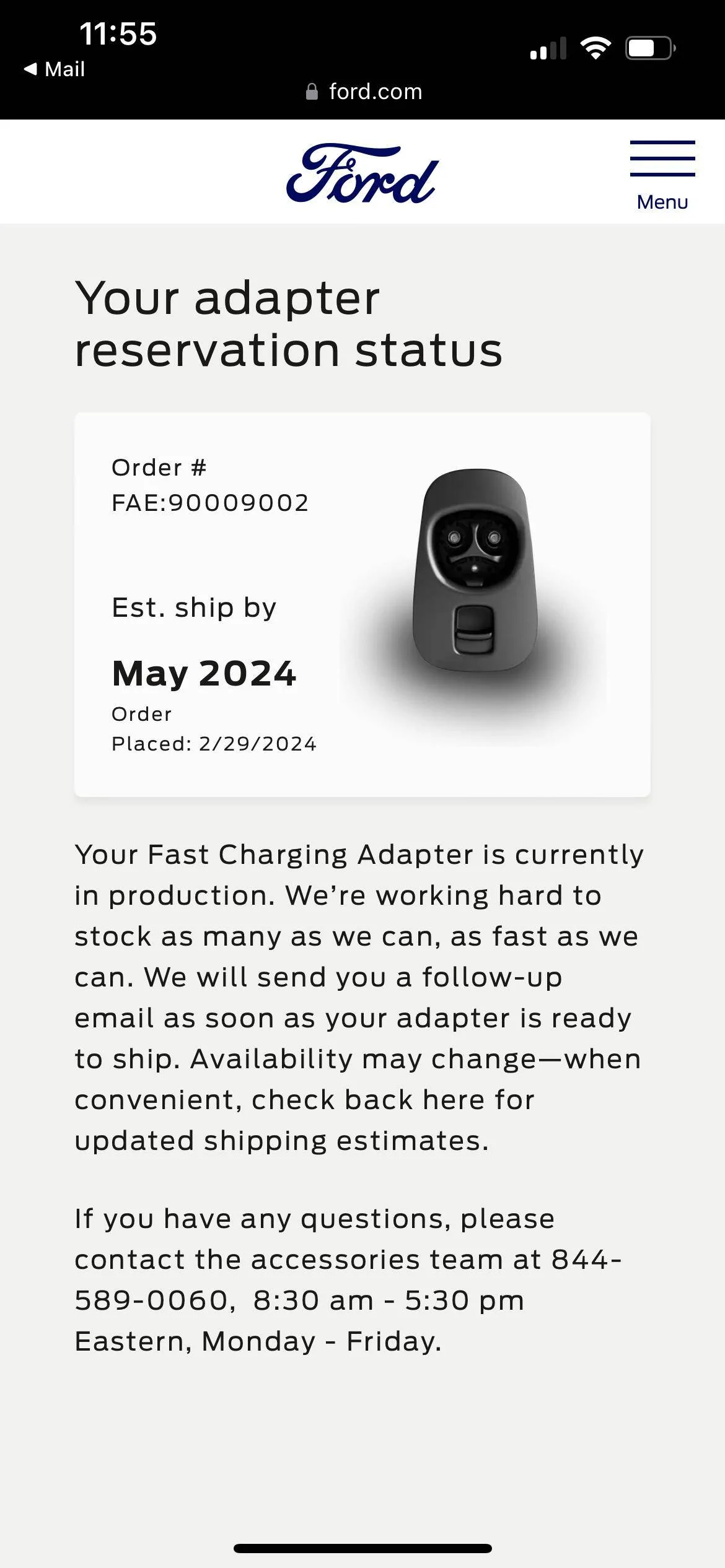 Ford Mustang Mach-E NACS Adapter Now Available + Ford EV Owners Can Now Charge on Tesla Superchargers in U.S., Canada! 🙌 IMG_8040