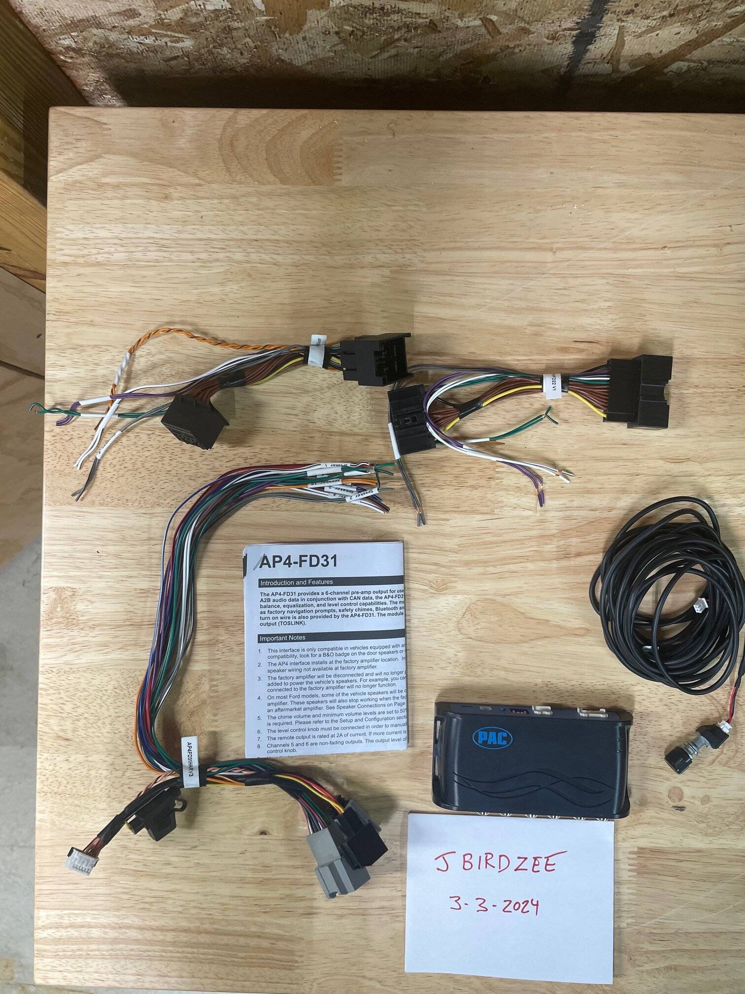 Ford Mustang Mach-E PAC AmpPRO AP4-FD31 amplifier interface module IMG_7345