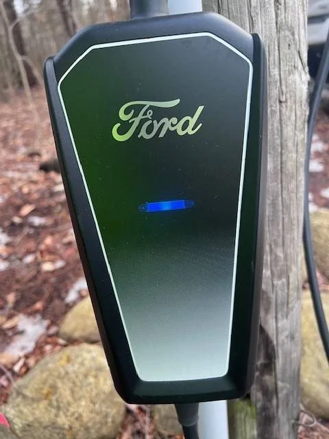 Ford Mustang Mach-E Does anyone know why I am getting these lights on the charging unit? Charging unit pictur