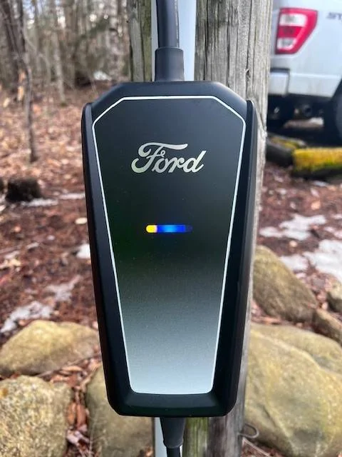 Ford Mustang Mach-E Does anyone know why I am getting these lights on the charging unit? Charging Unit 2
