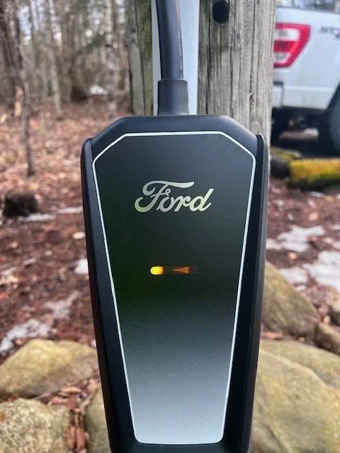 Ford Mustang Mach-E Does anyone know why I am getting these lights on the charging unit? Charging Unit 3