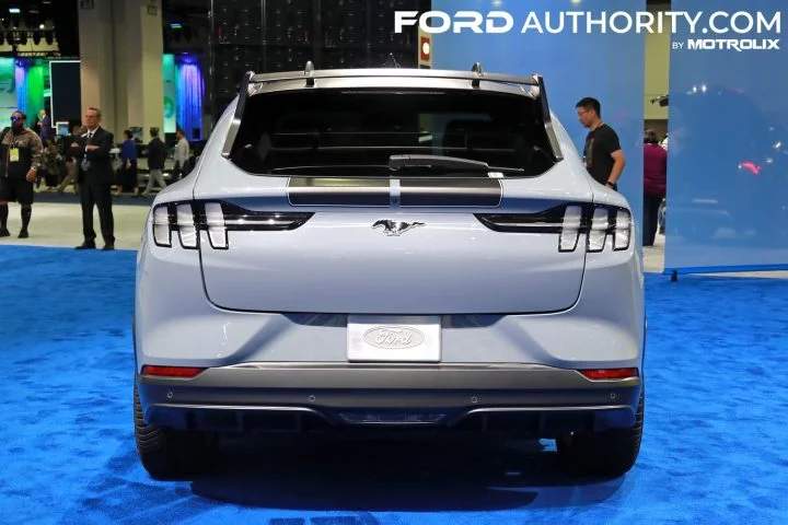 Ford Mustang Mach-E Opinion - thoughts on these stripes and grille Stripe Trunk