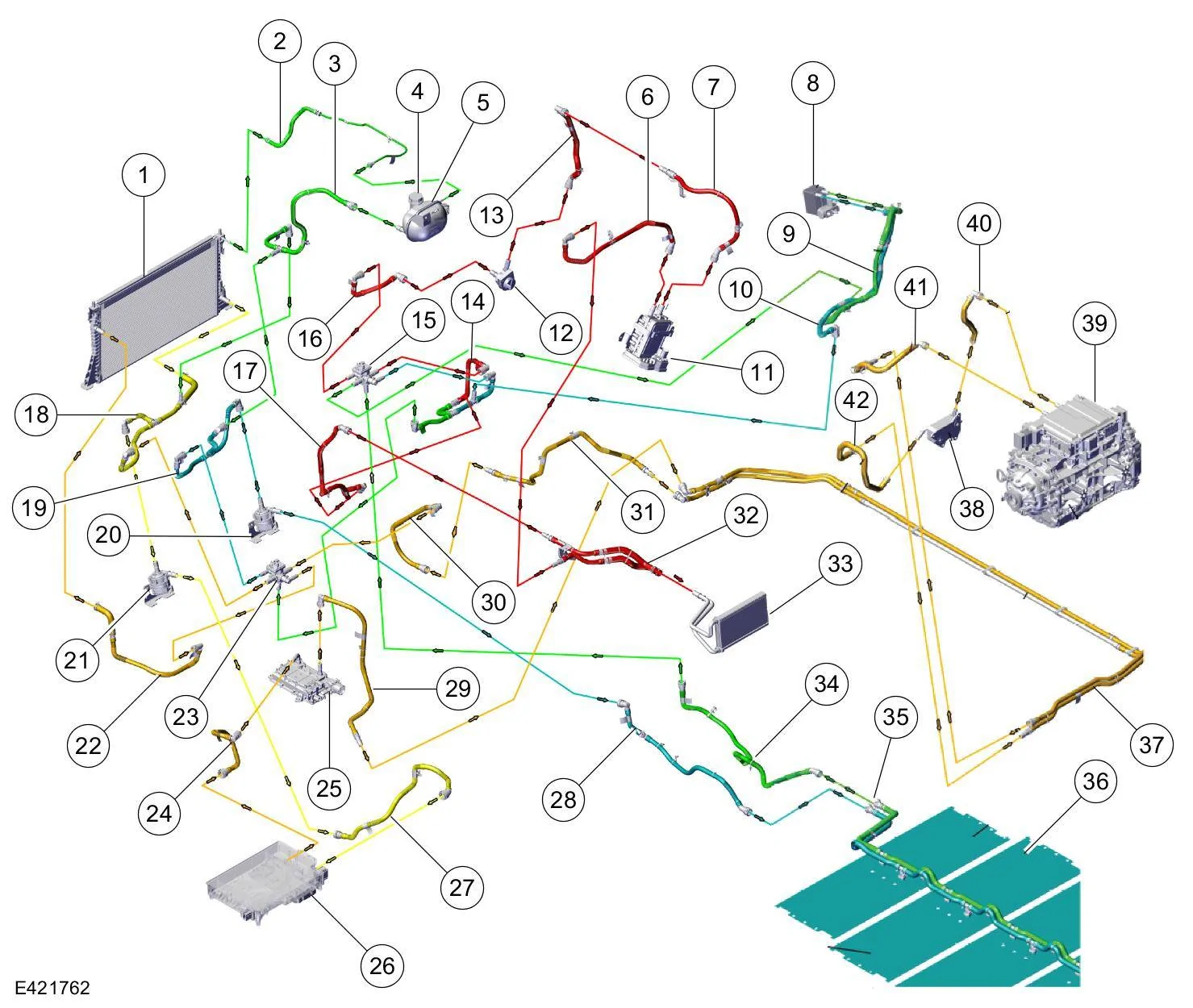 Ford Mustang Mach-E 2023.5+ Cooling System Redesign and Larger 7 kW Heater 2024 Mach-E RWD cooling system