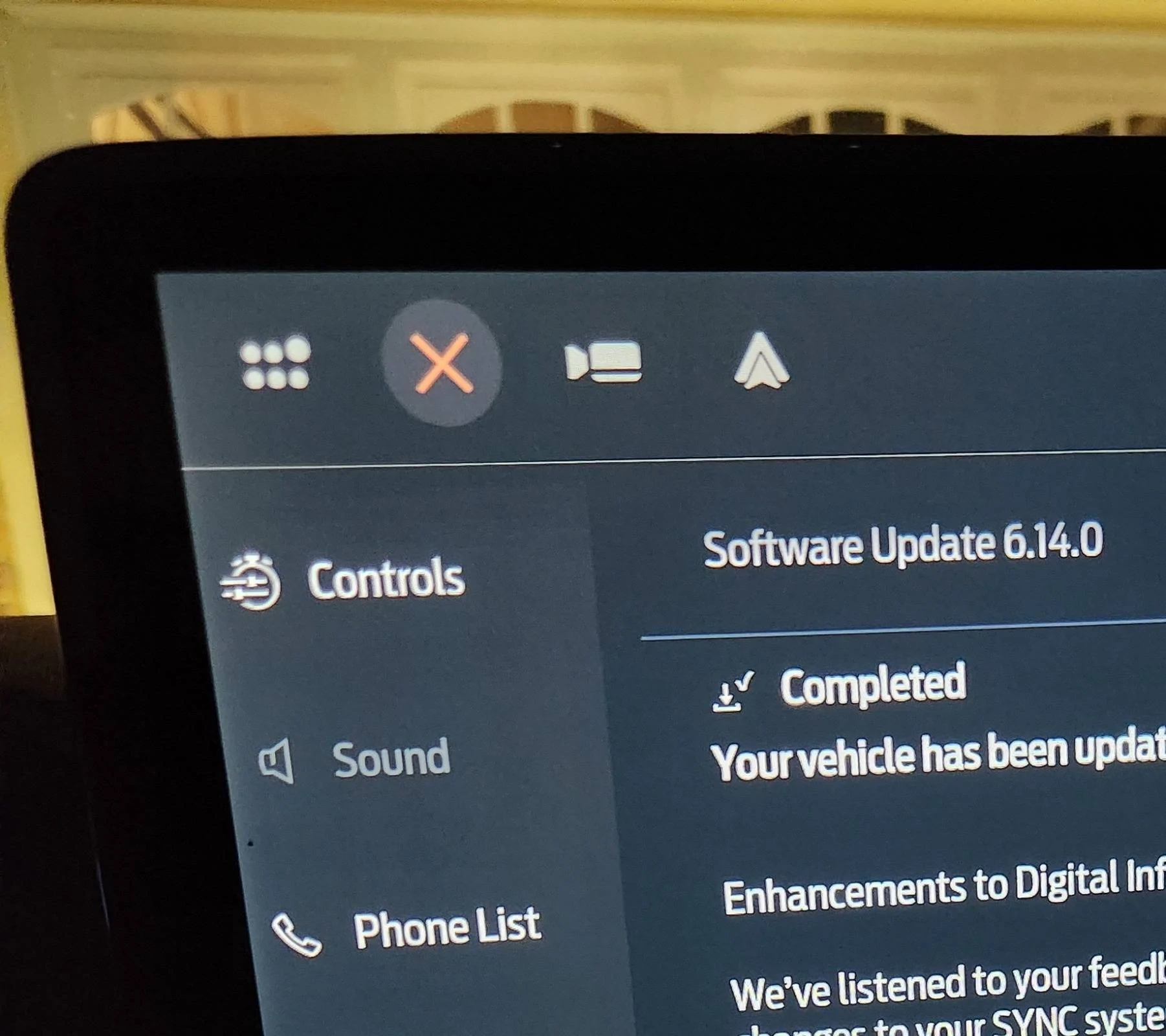 Ford Mustang Mach-E 6.14.0 Software Update just installed 1000002330