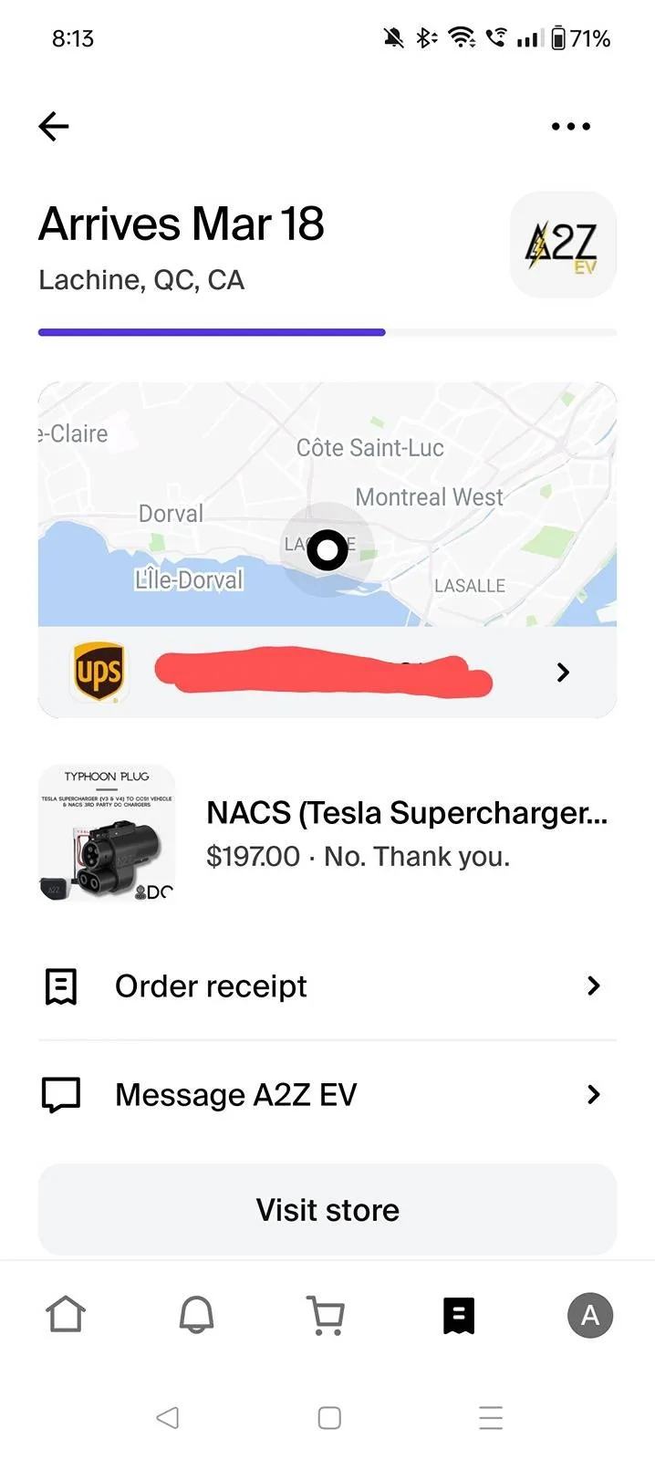 Ford Mustang Mach-E A2z fast charger 1000002492