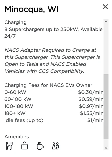 Ford Mustang Mach-E DCFC rip-off variable pricing at Tesla stations via Plugshare Firefox_Screenshot_2024-03-16T19-05-12.334Z